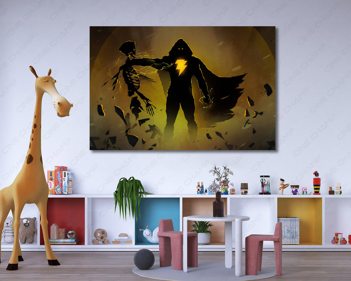 Black Adam collector wall art