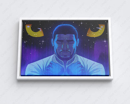 Black Panther Illustration Poster Canvas