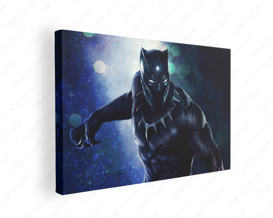 Black Panther King Canvas Print