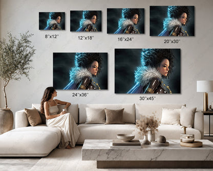 Black Panther Shuri Movie Canvas