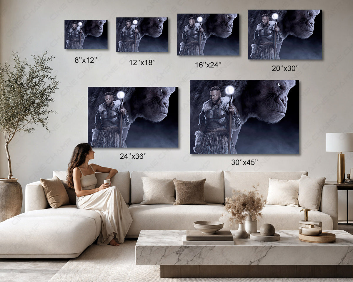 Black Panther Wakanda cinematic canvas