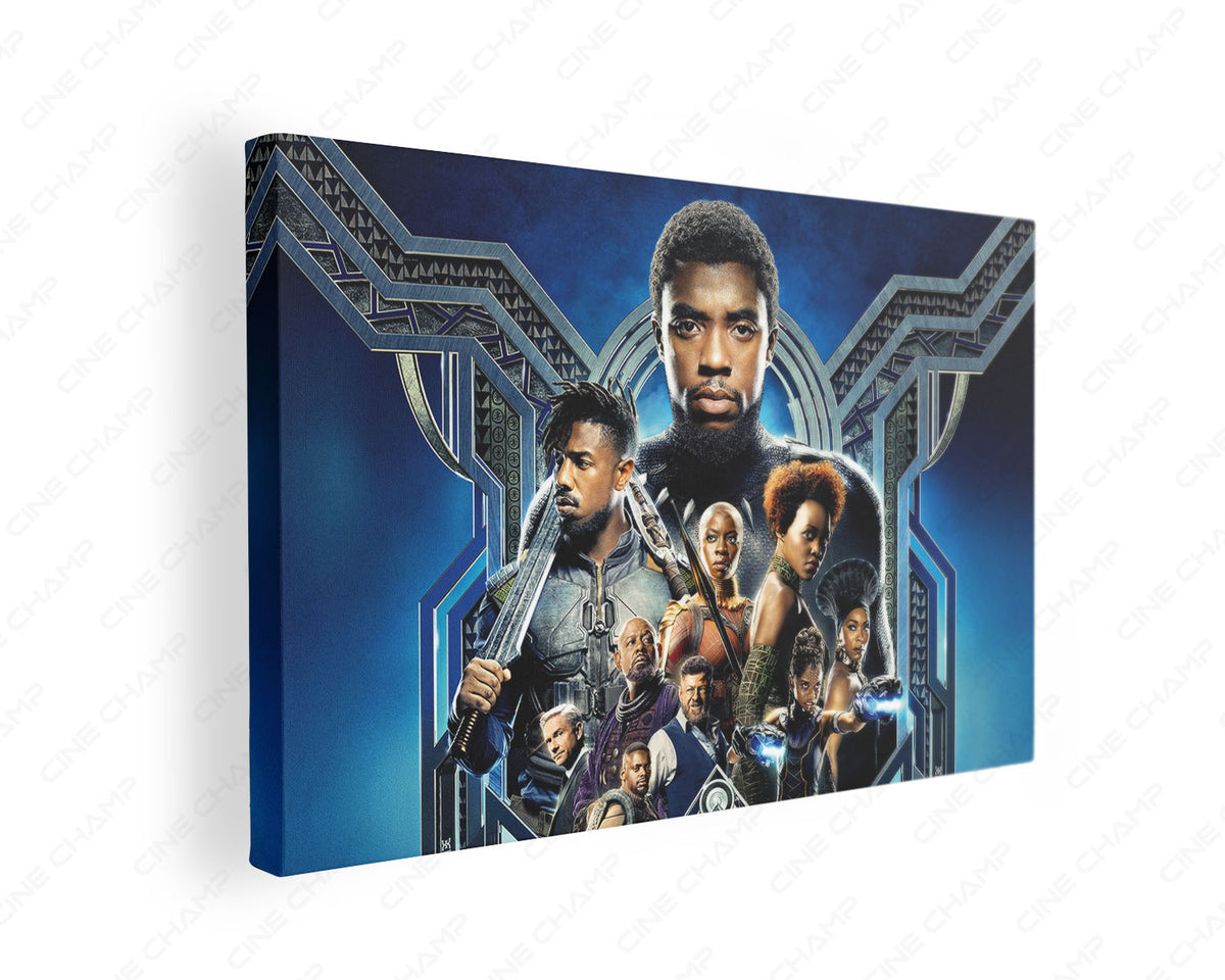 Black Panther Warrior Canvas Print