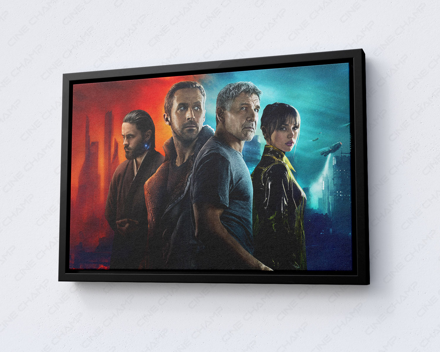 Blade Runner 2049 Canvas Print with Black Floating Frame