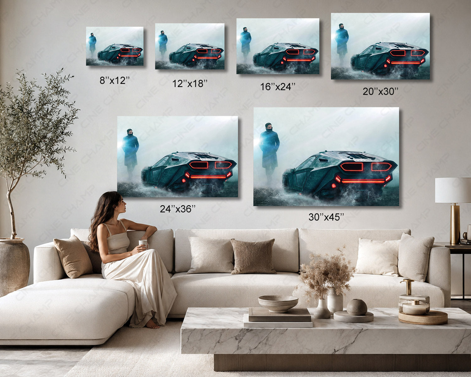 Blade Runner 2049 Canvas Wall Art Available in Multiple Sizes
