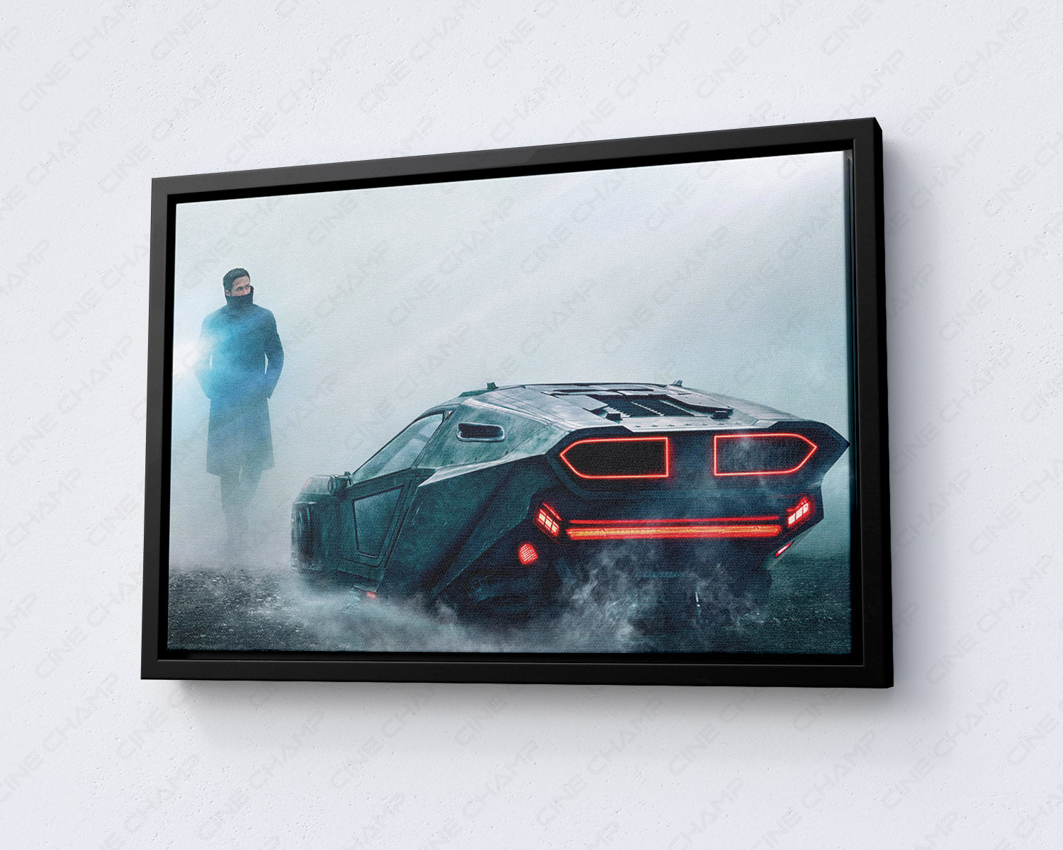 Blade Runner 2049 Canvas Wall Art with Black Floating Frame