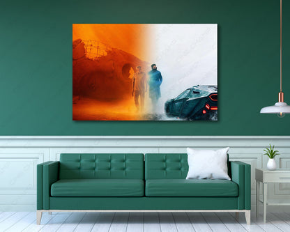 Blade Runner 2049 Sci Fi Movie Decor Displayed in a Modern Living Room