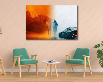 Blade Runner 2049 Sci Fi Movie Decor in a Luxury Living Room Interior