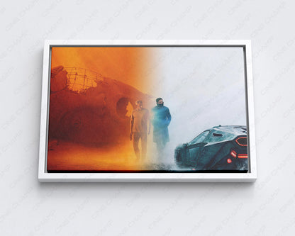 Blade Runner 2049 Sci Fi Movie Decor with White Floating Frame