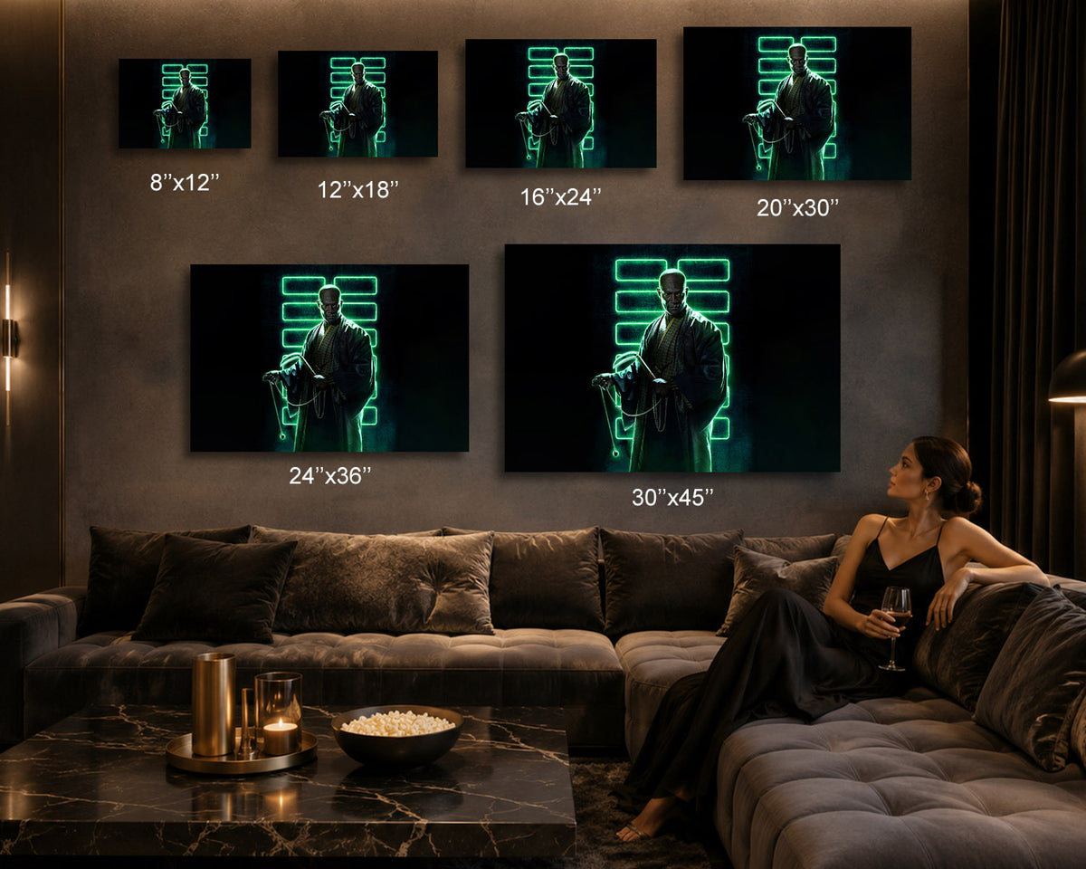 Blind Master Warrior Wall Art