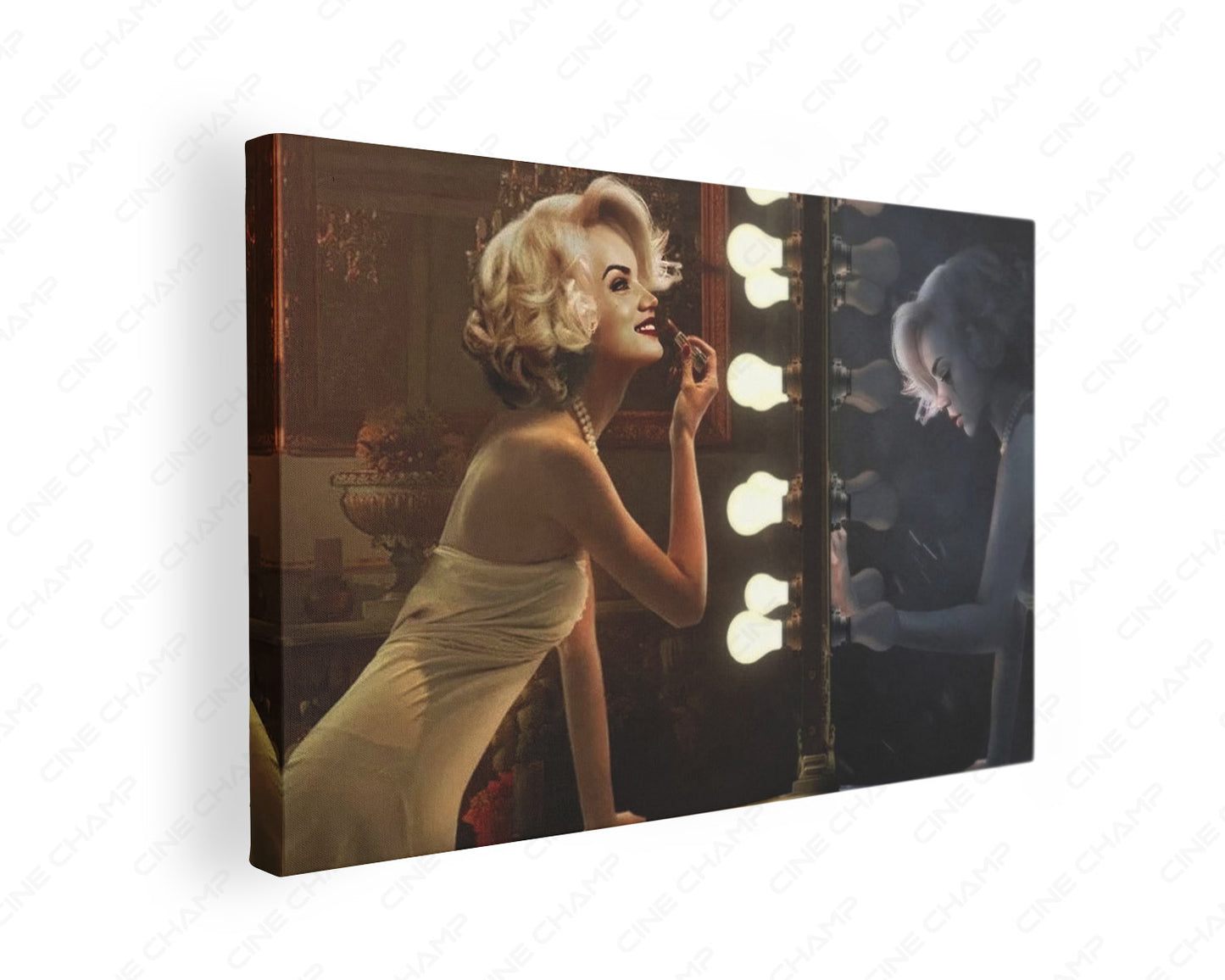 Blonde Romance Canvas Print Gallery Wrap Romantic Wall Art