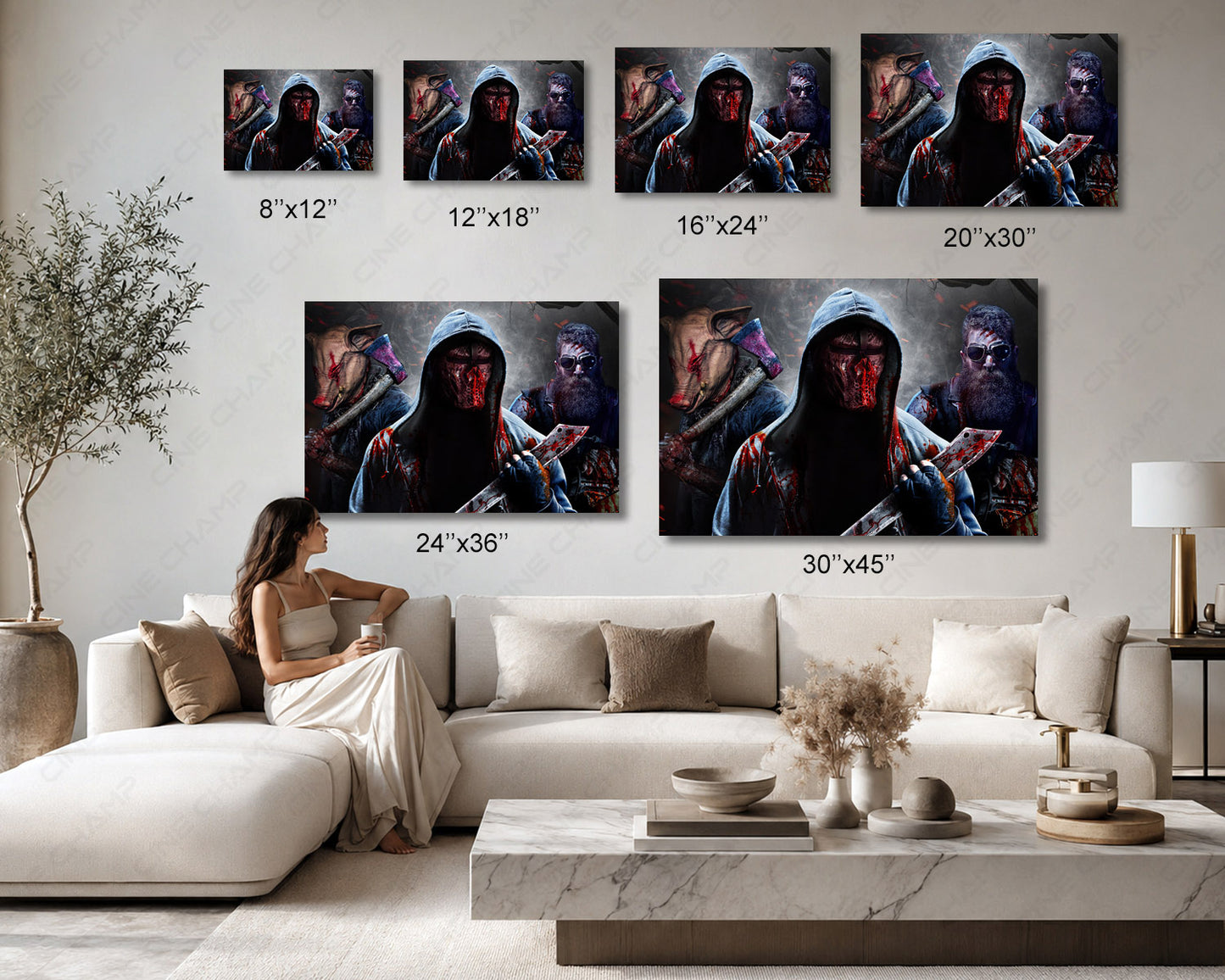 Blood Fest Canvas Print Available in Multiple Sizes