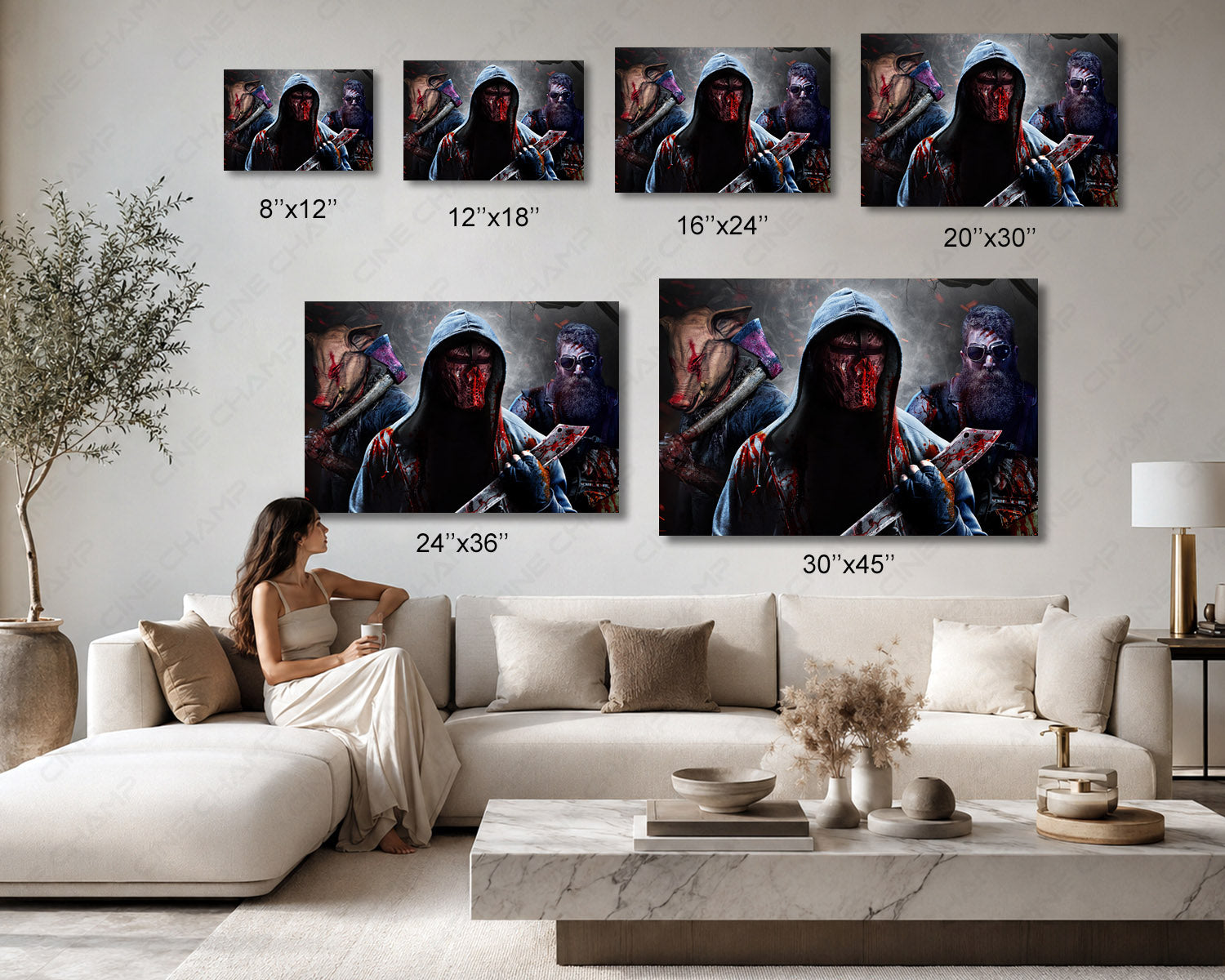 Blood Fest Canvas Print Available in Multiple Sizes