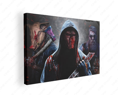 Blood Fest Canvas Print Gallery Wrap Horror Movie Wall Art