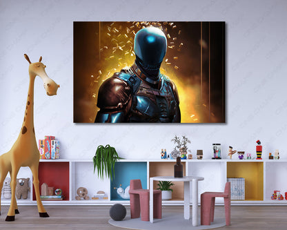 Bloodsport canvas for gaming room