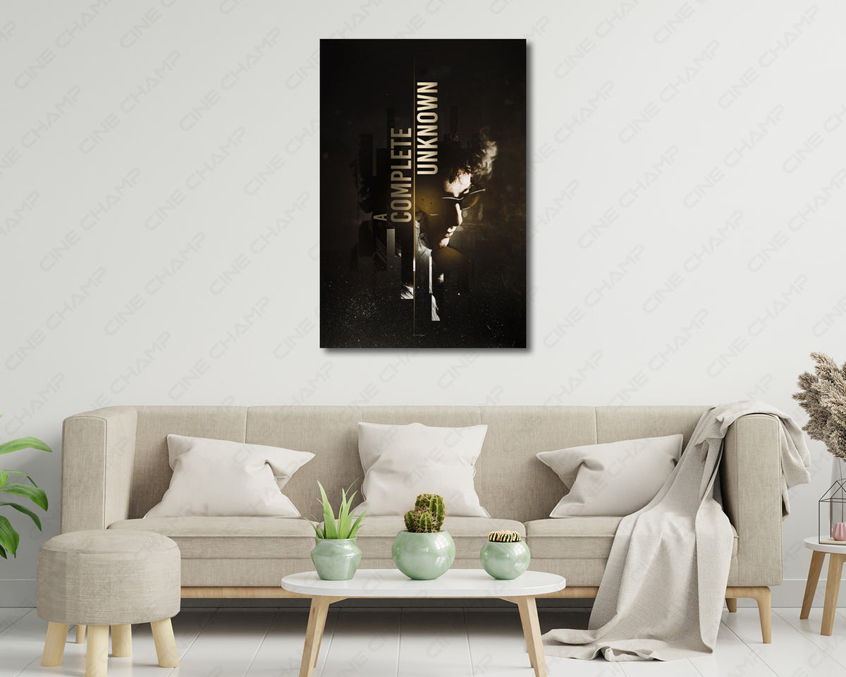 Bob Dylan A Complete Unknown Canvas Print