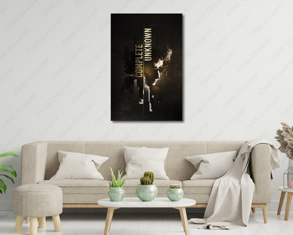 Bob Dylan A Complete Unknown Canvas Print