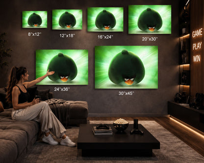 Bomb Angry Birds Character Artwork For Movie Room