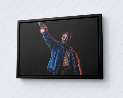 Andrew Koji as Bbasho in Boy Kills World Canvas Print