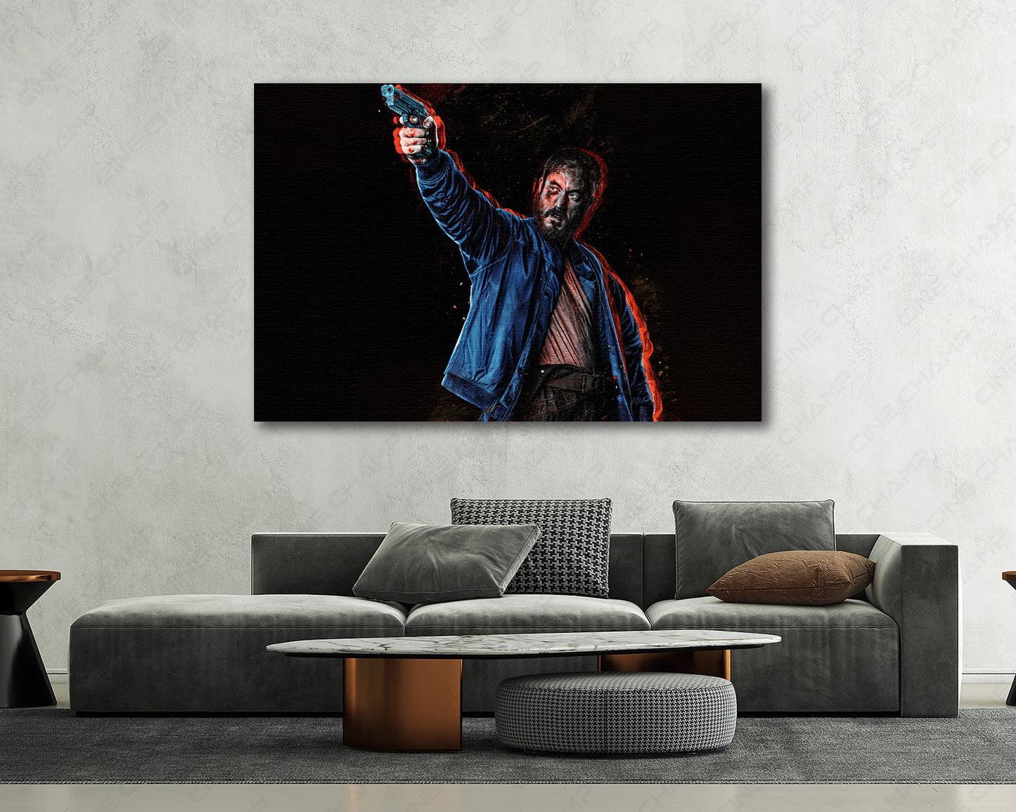 Andrew Koji as Bbasho in Boy Kills World Canvas Print