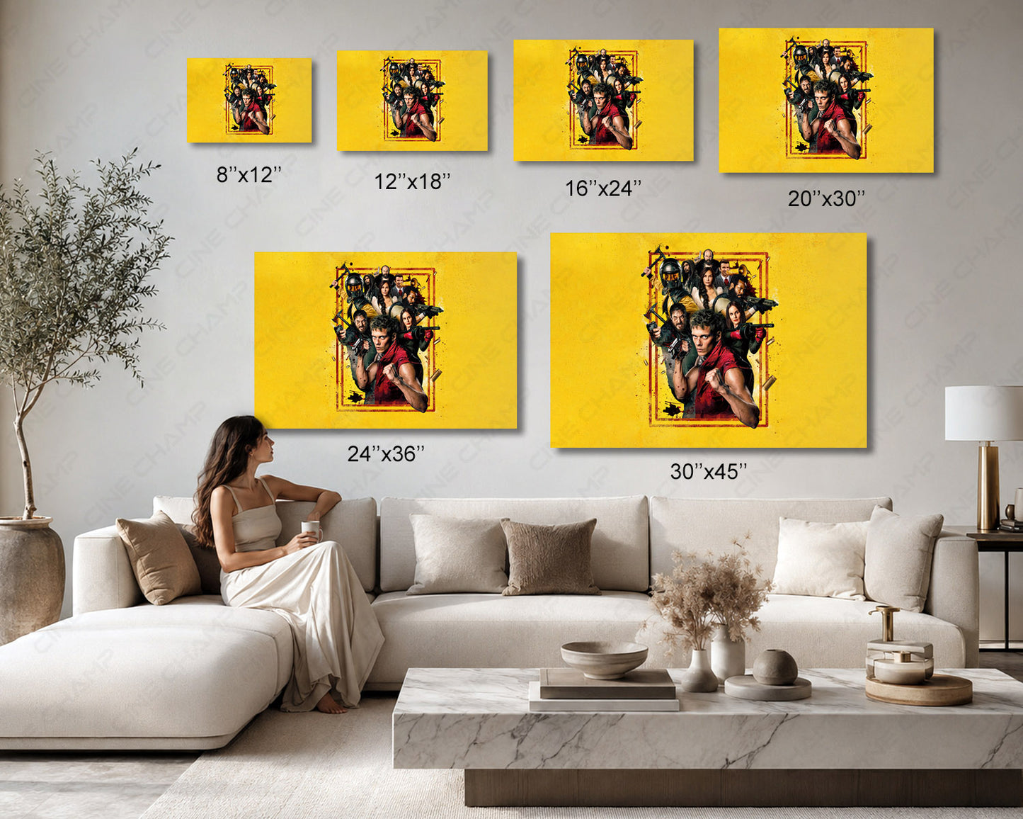 Boy Kills World Canvas Print Available in Multiple Sizes for Home, Office, and Entertainment Room Decor