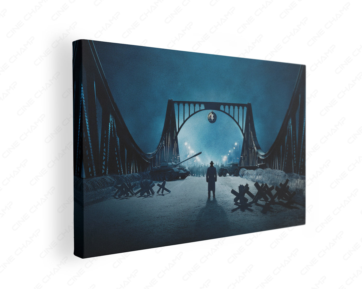 Bridge of Spies Canvas Print Gallery Wrap Featuring Classic Spy Thriller Artwork