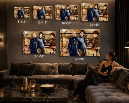 Brothers Grimsby Spy Comedy Wall Art
