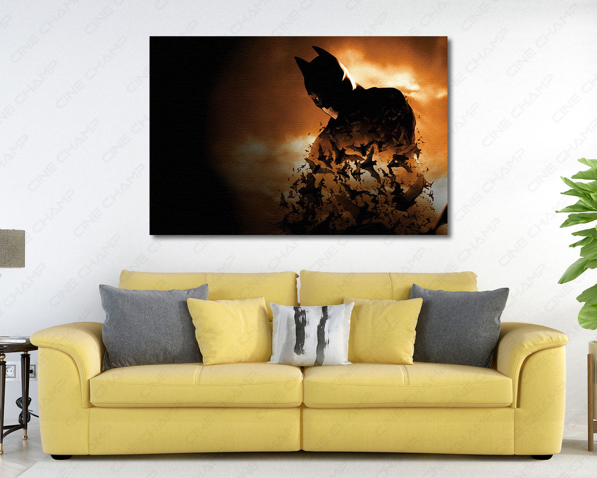 Bruce Wayne Batman Begins Wall Artwork