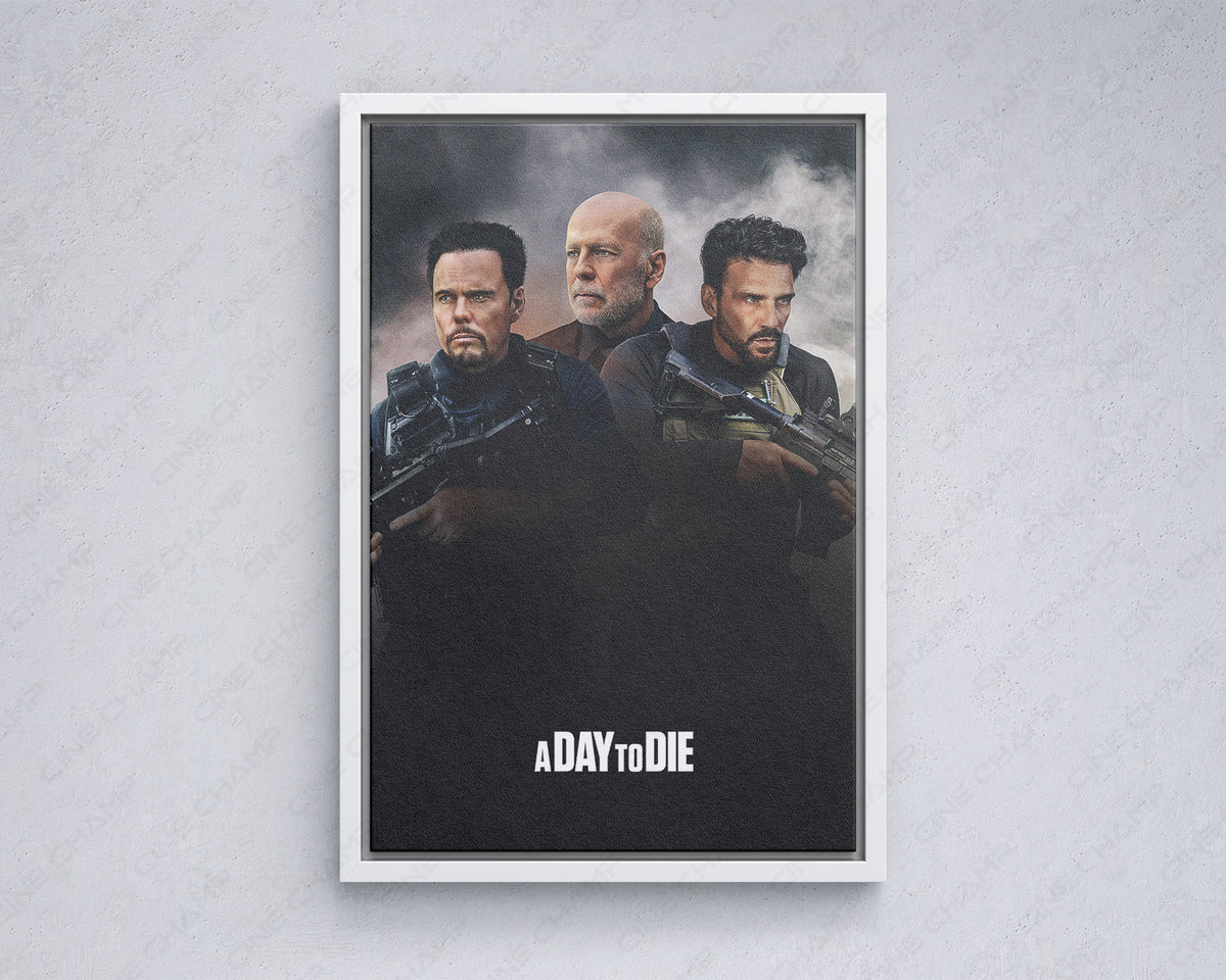 Bruce Willis A Day to Die Canvas