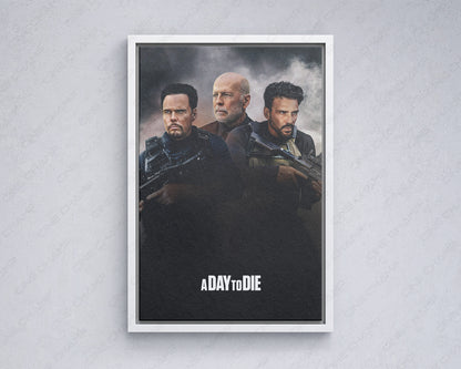 Bruce Willis A Day to Die Canvas
