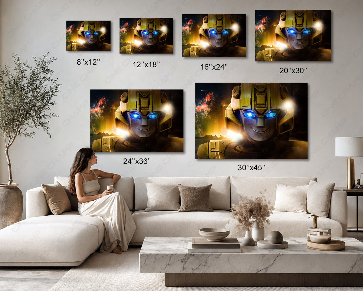 Bumblebee Gaming Room Canvas Decor