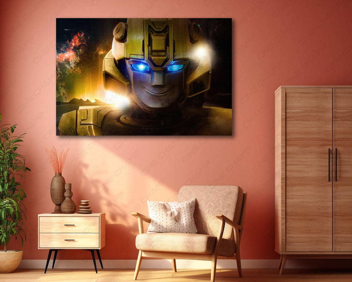 Bumblebee Transformers Character Canvas