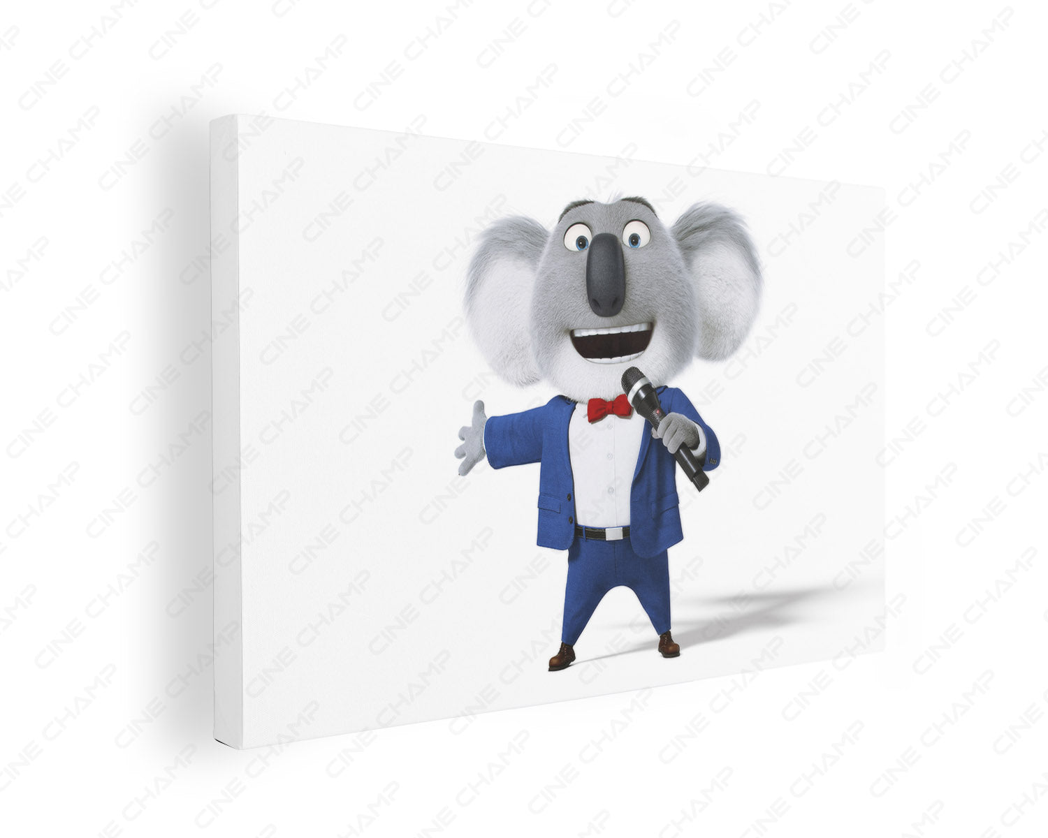 Buster Moon Canvas Print Gallery Wrap Featuring Animated Movie Inspired Wall Artwork