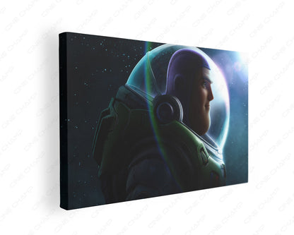 Buzz Lightyear Canvas Print Gallery Wrap Featuring Animated Space Hero Inspired Wall Artwork