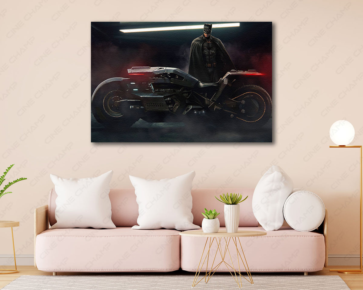 Caped Crusader Batman Canvas Print