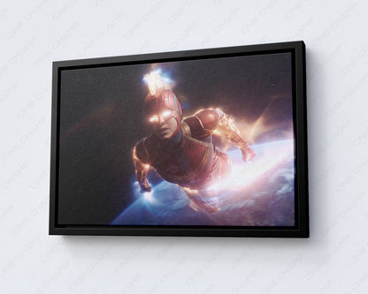 Captain Marvel Canvas Wall Art Movie Canvas Print