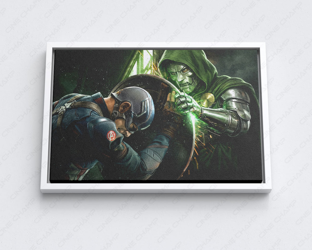 Captain America canvas for gaming room