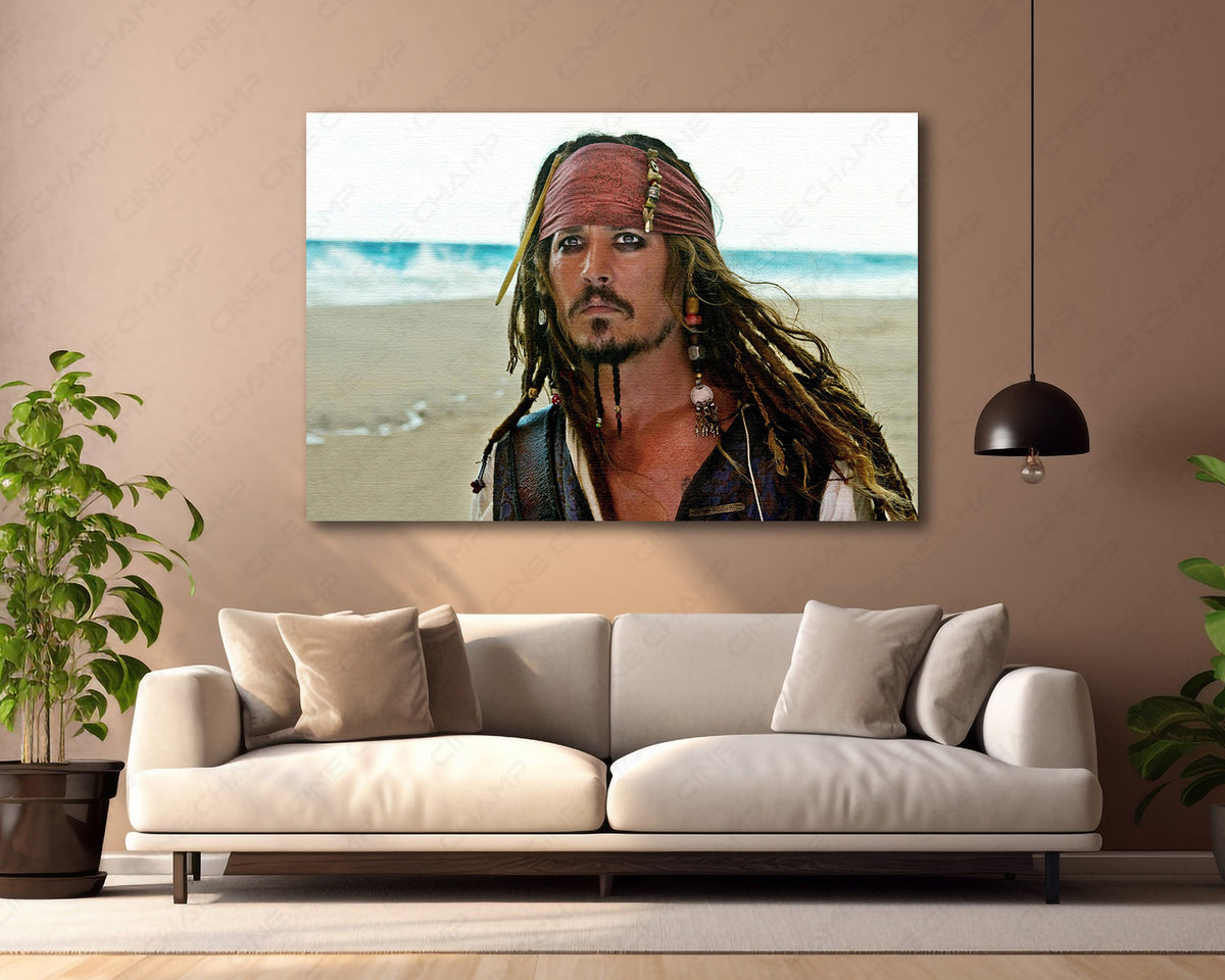 Captain Jack Sparrow canvas print