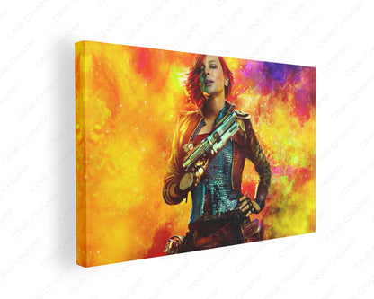 Cate Blanchett as Lilith in Borderlands Canvas Print Gallery Wrap Featuring Sci-Fi Action Game Inspired Wall Artwork