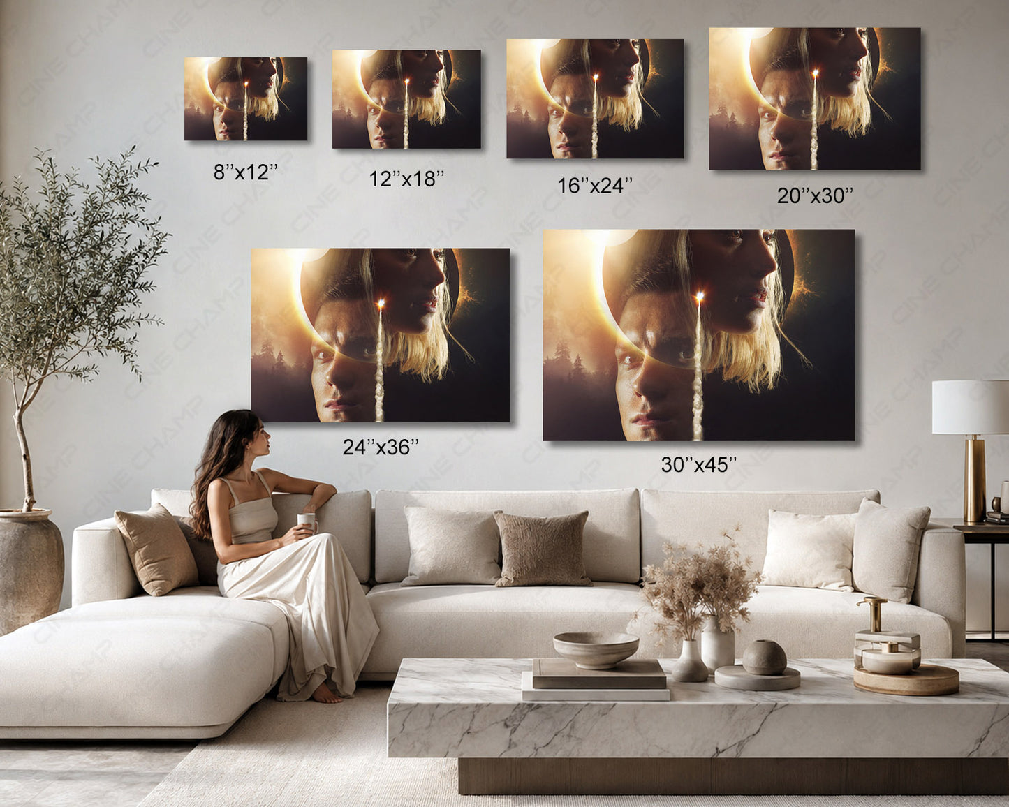 Chaos Walking Canvas Print Available in Multiple Sizes for Home, Office, Bedroom, Entertainment Room, and Media Room Decor
