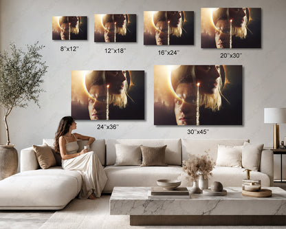 Chaos Walking Canvas Print Available in Multiple Sizes for Home, Office, Bedroom, Entertainment Room, and Media Room Decor