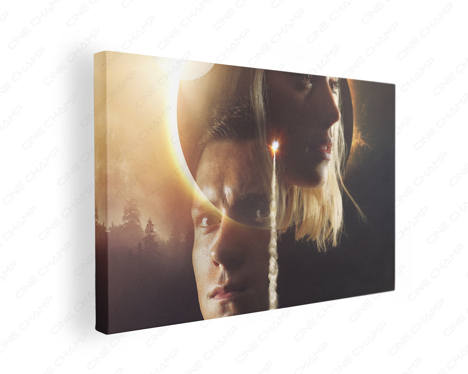 Chaos Walking Canvas Print Gallery Wrap Featuring Sci-Fi Adventure Movie Inspired Wall Artwork