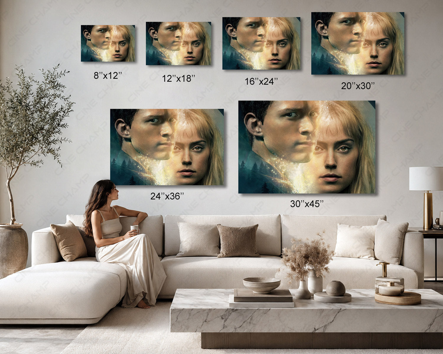 Chaos Walking Canvas Wall Decor Available in Multiple Sizes for Home, Office, Bedroom, Entertainment Room, and Media Room Decor