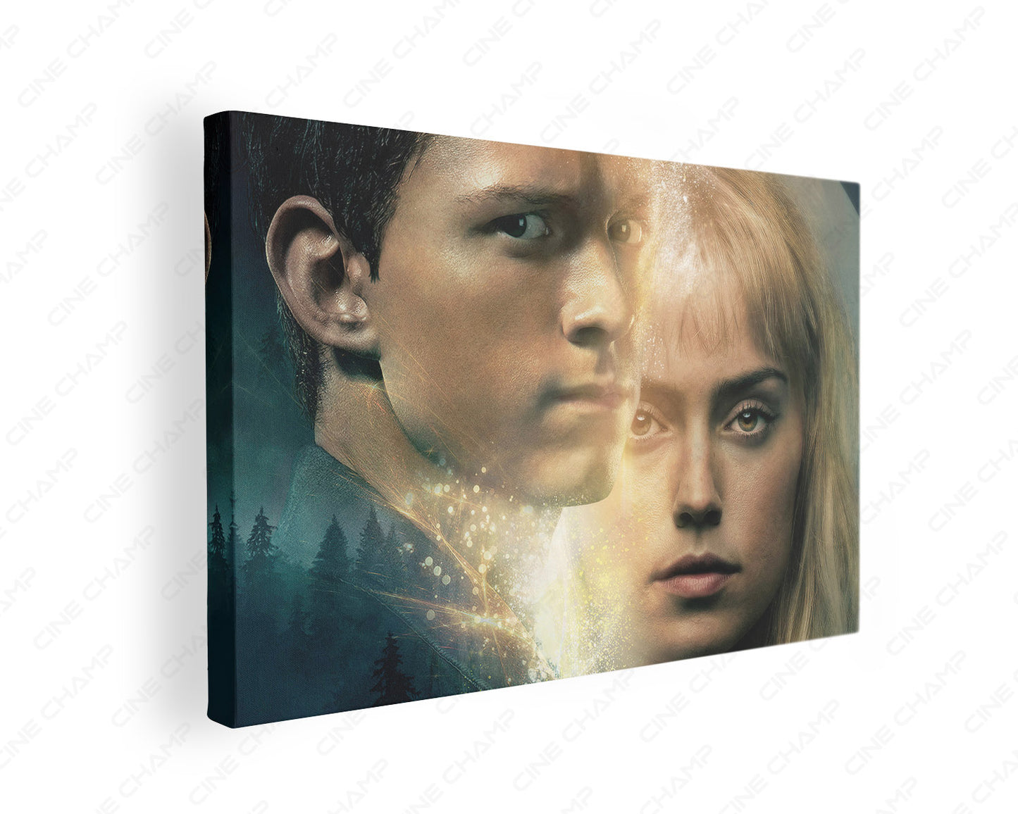 Chaos Walking Canvas Wall Decor Gallery Wrap Featuring Sci-Fi Adventure Movie Inspired Wall Artwork