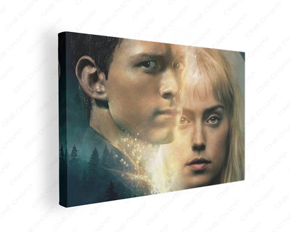 Chaos Walking Canvas Wall Decor Gallery Wrap Featuring Sci-Fi Adventure Movie Inspired Wall Artwork