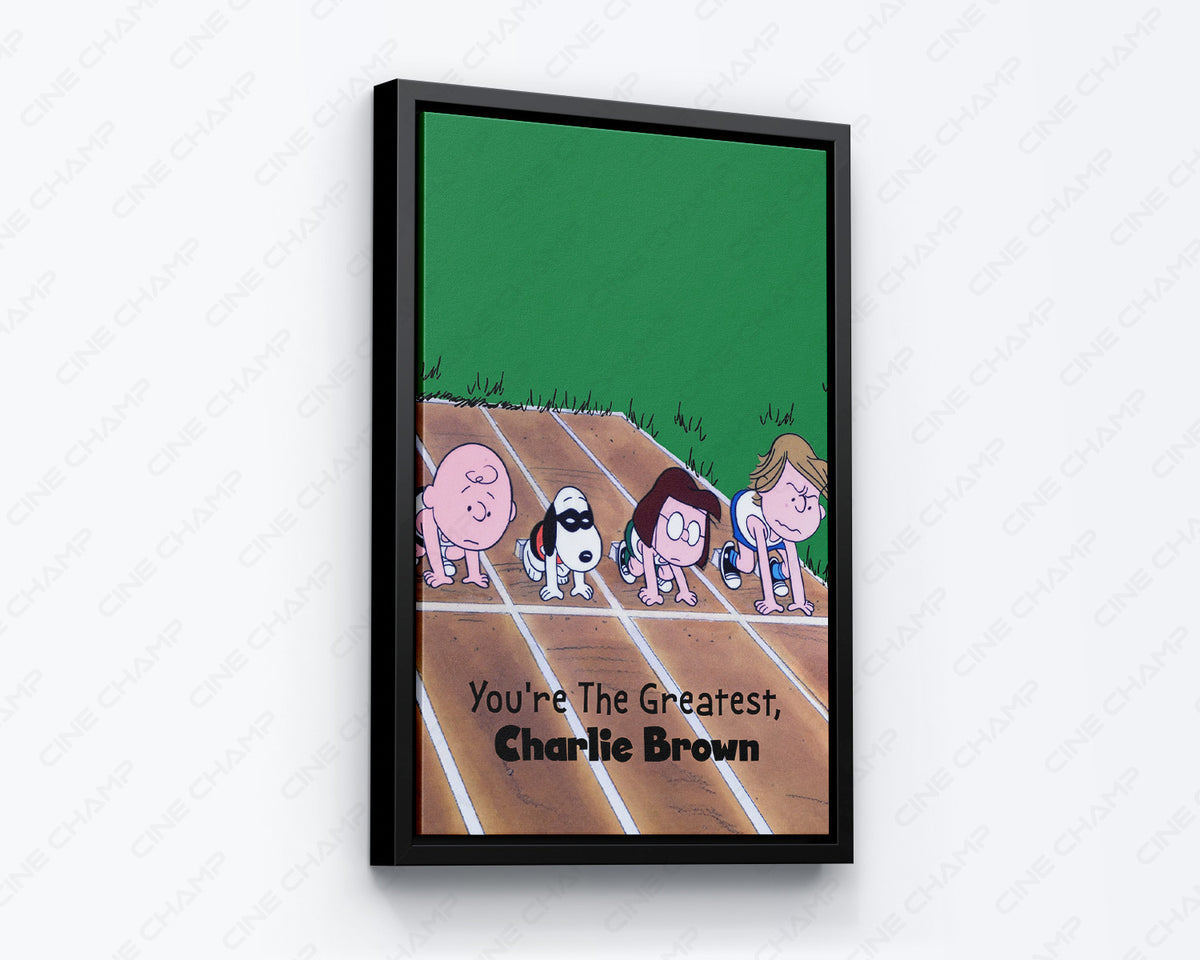 Charlie Brown Decathlon Story Canvas Print