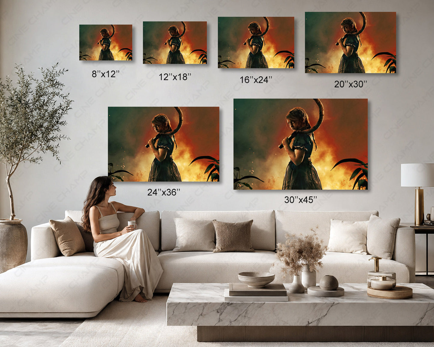 Children of the Corn Canvas Print Horror Wall Art