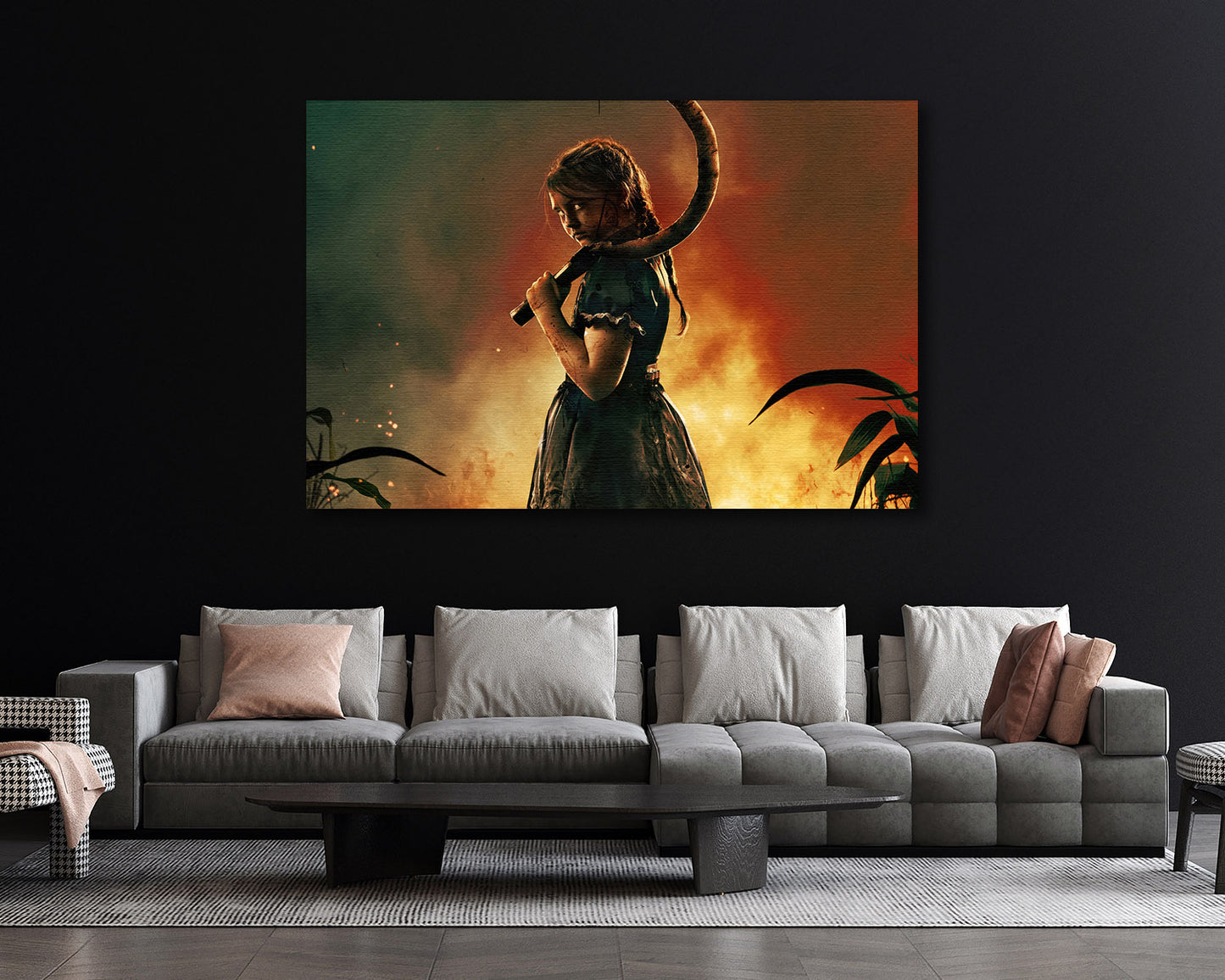 Children of the Corn Canvas Print Horror Wall Art