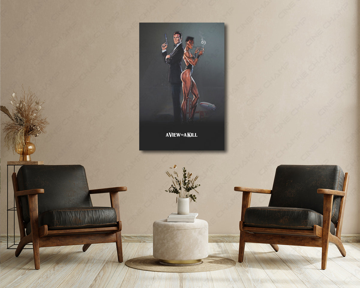 Christopher Walken Max Zorin Canvas