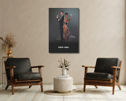 Christopher Walken Max Zorin Canvas