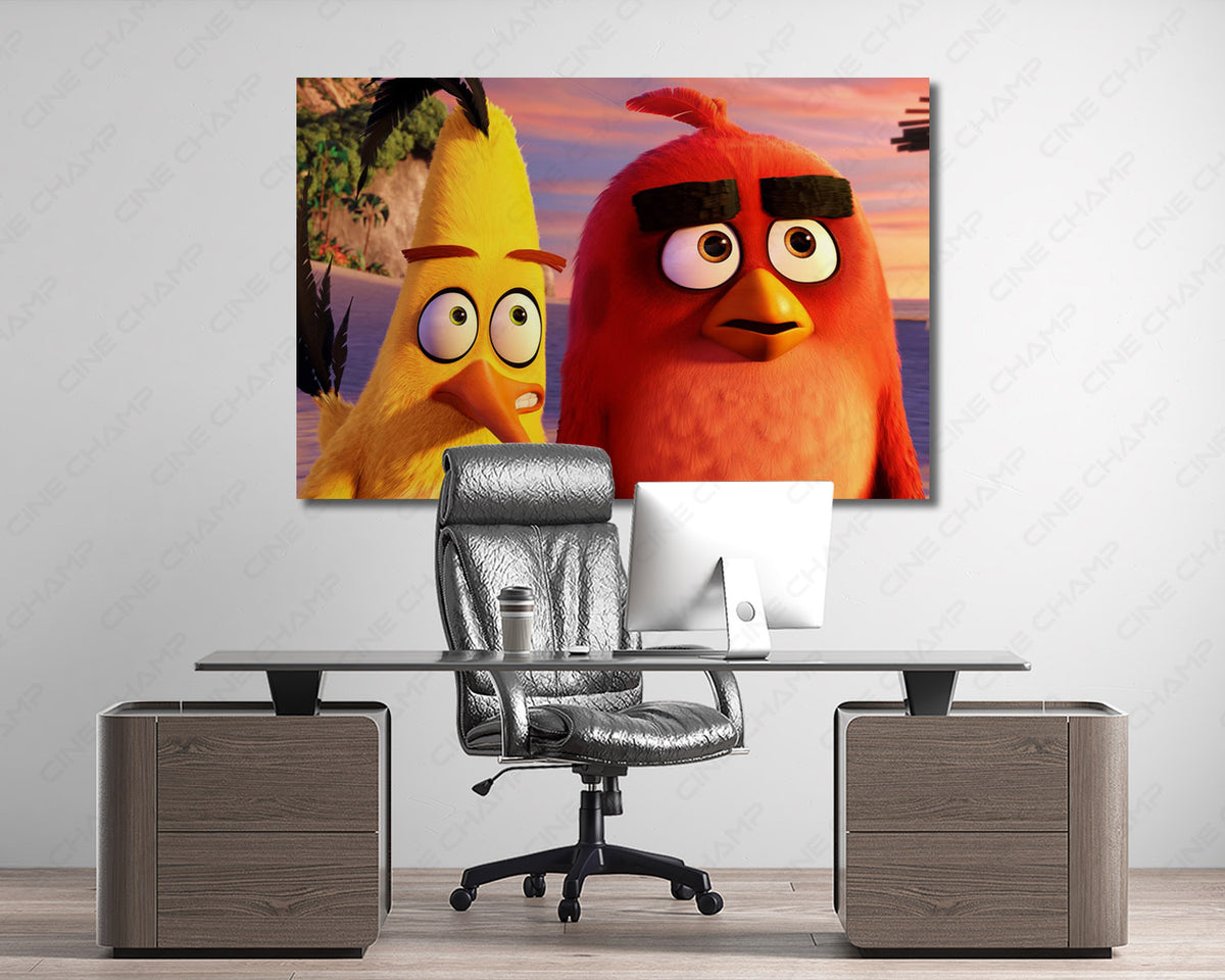 Chuck Angry Birds Canvas Artwork